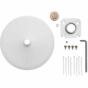 SHURE A901W-R-PM-3/8IN Accessories - MXA901 mounting kit on 3/8" threaded rod, white