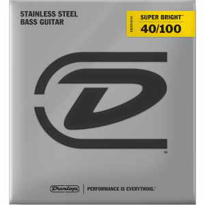 DUNLOP DBSBS40100S Stainless Steel - Jeu basse SB Steel Short 40-100 DUNLOP - 1