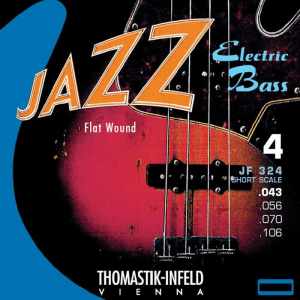THOMASTIK JF324 Spiele - Jazz Flat Wound Short Scale 43-106 Spiel