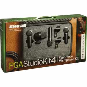 SHURE PGASTUDIOKIT4 Instruments - Kit 4 micros studio PGA52, 57, 181 (x2) SHURE - 1