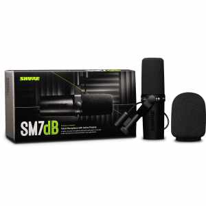 SHURE SM7DB Dynamic broadcast microphone with preamp