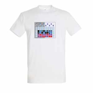 NOVATION TSHIRT-30ANS-M T-Shirt 30 ans Novation blanc taille M - Design Circuits pixel NOVATION - 1