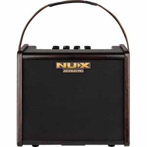 NUX AC25 Amplificador acústico a pilas de 25 vatios + efectos NUX - 1