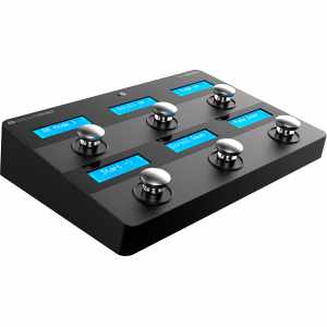 SINGULAR SOUND MIDI-MAESTRO-BLK . Midi Pedalboard 6 Switches + 6 Displays - Schwarz SINGULAR SOUND - 1