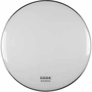 Code Drumheads EWHR20 ENIGMA WHITE GC RESO HD 20" CODE DRUMHEADS - 1