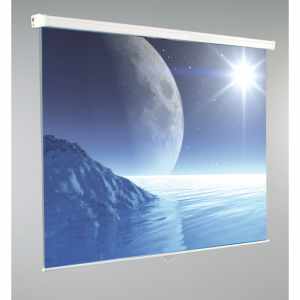 OSF B401818 EcoScreen manual screen 180x180cm wall or ceiling mount
