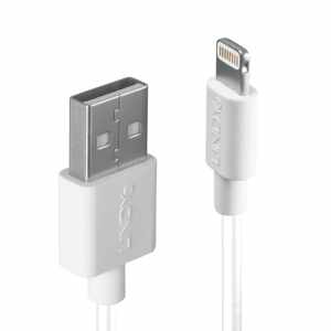LINDY 31325 Cable USB a Lightning Blanco 05m