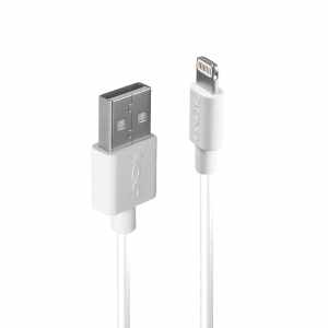 LINDY 31328 Cable USB a Lightning Blanco 3m