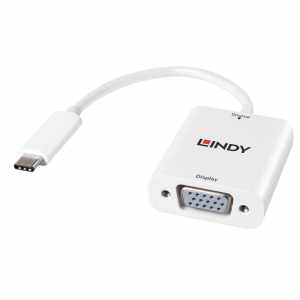 LINDY 43242 Conversor Lindy de USB 3.1 tipo C a VGA