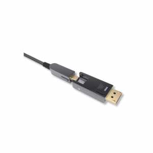 INFOBIT AOCDPD20 Active Fiber Optic Cable 20m Mini-DP D to Mini-DP Detachable Connectors Infobit - AOC-DP-D20 INFOBIT - 1